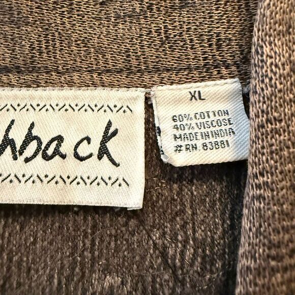 Flashback Jacket Copper Embroidered Sequined Crochet Trim Size XL Western, Goth - Picture 15 of 16